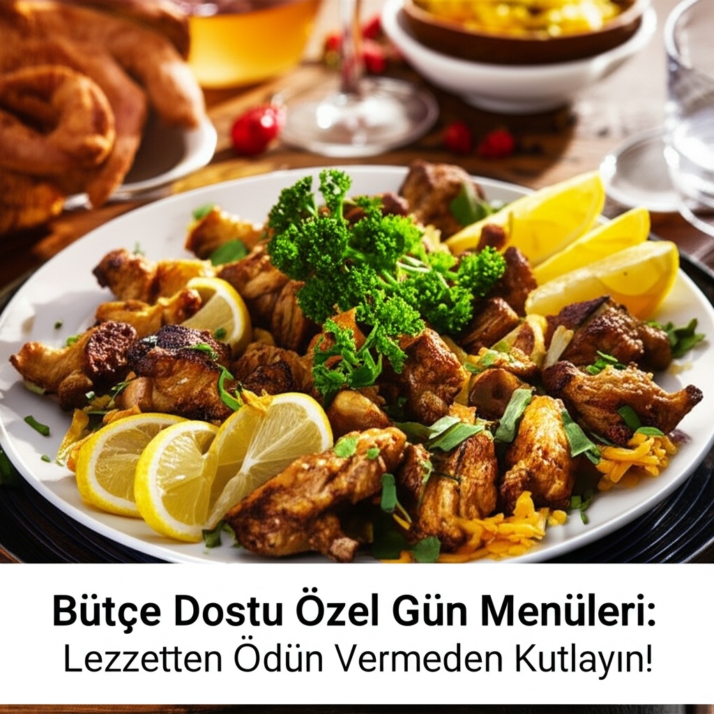 Bütçe Dostu Özel Gün Menüleri: Lezzetten Ödün Vermeden Kutlayın!