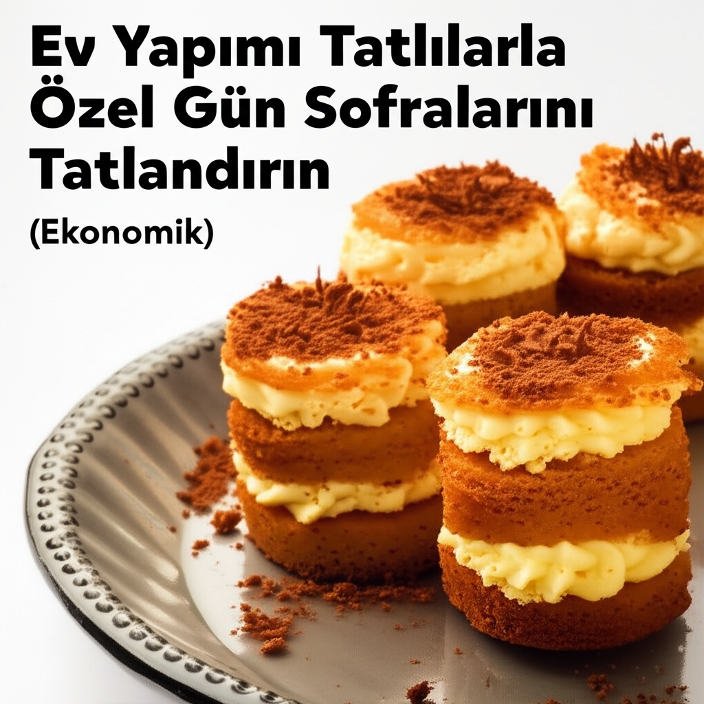 Ev Yapımı Tatlılarla Özel Gün Sofralarını Tatlandırın (Ekonomik)