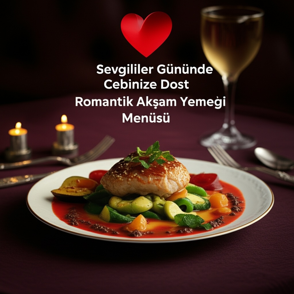 Sevgililer Gününde Cebinize Dost Romantik Akşam Yemeği Menüsü